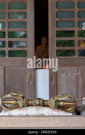 Kanjizaiji-Tempel, 40. der 88 Tempelpilgerroute, Shikoku, Japan. Stockfoto