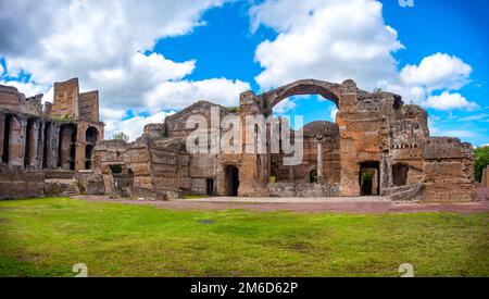 Grand Thermae oder Grandi Terme Gegend in der Villa Adriana oder Hadrians Villa archäologische Stätte der UNESCO in Tivoli - Rom - Latium - I Stockfoto