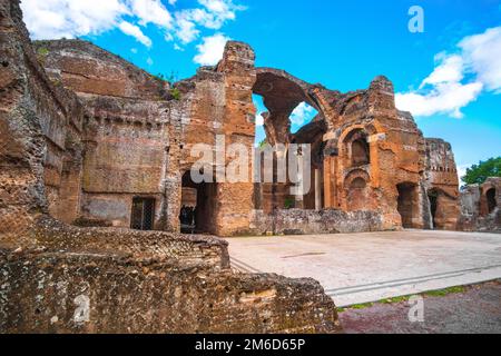 S Villa Hadrian in Tivoli - in der Nähe von Rom - archäologische Sehenswürdigkeiten in Italien Stockfoto