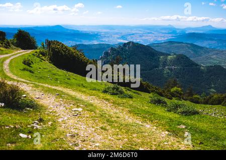 Schönen Anblick von oben os Santo Domingo in Longas, Spanien Stockfoto