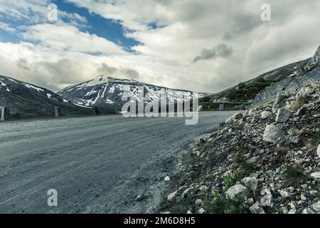 Norwegische Panoramastrecken - Gamle Strynefjellsvegen Stockfoto