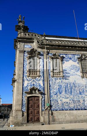 Kirche Ordem Terceira de Nossa Senhora do Carmo, Porto Stockfoto