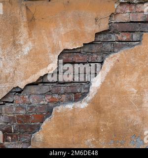 Alten grunge Mauer. Schöne vintage Hintergrund. Stockfoto