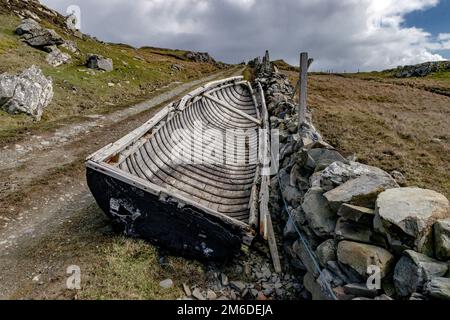 Inishbofin Island an der Westküste Irlands. Stockfoto