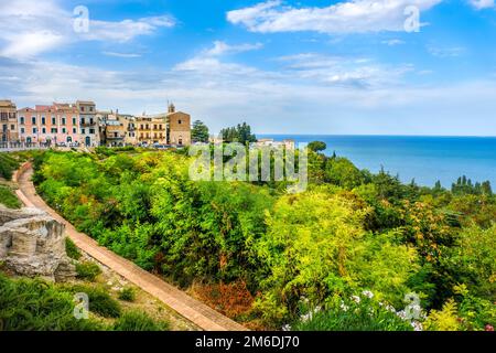 Italienische Küstenstadt Vasto - Region Abruzzen in Italien Stockfoto