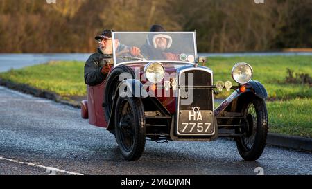 1932 Vorkriegs BSA Special Sports 3 Oldtimer mit Rädern Stockfoto