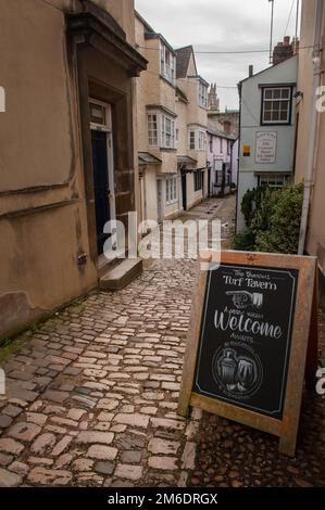 Turf Tavern Pub, Bath Place, Oxford City, England Stockfoto