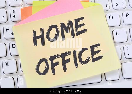 Home Office Arbeit Arbeit Corona-Virus Coronavirus COVID-19 COVID-Gesundheitsnachricht Geschäftskonzept Stockfoto
