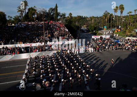 Pasadena, Vereinigte Staaten Von Amerika. 02. Januar 2023. Die 134. Rose Parade findet jährlich am 2. Januar 2023 in Pasadena, Kalifornien, statt. (Foto: Dominick Sokotoff/Sipa USA) Guthaben: SIPA USA/Alamy Live News Stockfoto