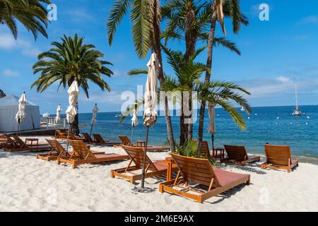 Descanso Beach Club, Santa Catalina Island, USA Stockfoto