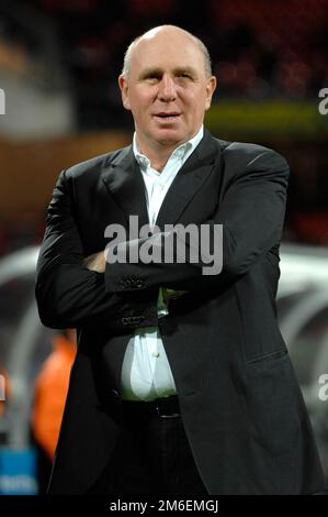 ARCHIVFOTO: Dieter Hoeness feiert seinen 70. Geburtstag am 7. Januar 2023, Dieter HOENESS, Manager Hertha BSC, Halbfigur. 1.FC Nürnberg-Hertha BSC Berlin 2-1. Bundesliga Fußball am 9., 2007., liga1., matchday16. Und saison0708. Dezember. SVEN SIMON, Princess-Luise-Str. 41#45479 Mülheim/Ruhr#Tel. 0208/9413250#Fax 0208/9413260#Konto 244 293 433 P ostbank E ssen BLZ 360 100 43#www.SvenSimon.net#e-mail: SvenSimon@t-online.de. Stockfoto