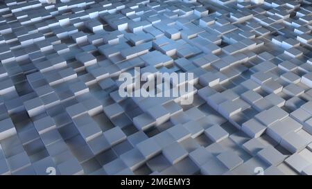 Beleuchteter Hintergrund für Würfel Stockfoto