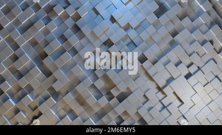 Beleuchteter Hintergrund für Würfel Stockfoto