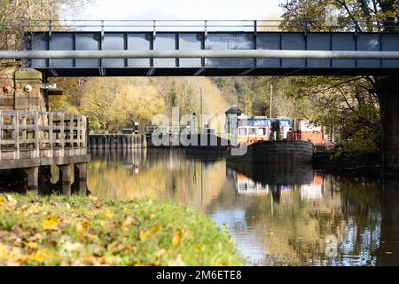 Sprotbrough Lock, Sprotbrough, Doncaster, South Yorkshire, England, UK Stockfoto