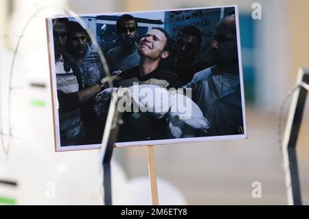 Wien, Österreich. 11. Juli 2015 Demonstration zum al-Quds-Tag in Wien Stockfoto