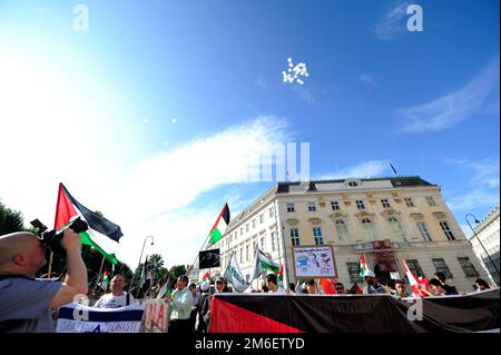 Wien, Österreich. 11. Juli 2015 Demonstration zum al-Quds-Tag in Wien Stockfoto