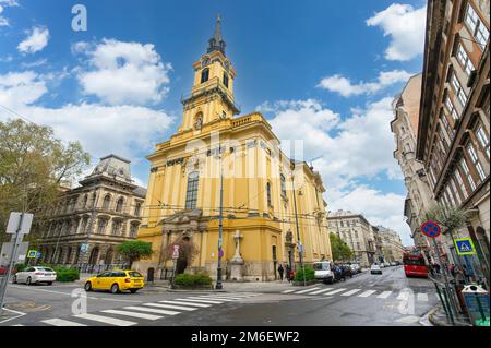 Budapest, Ungarn. St. Teresa von der Avila-Gemeinde-Kirche Stockfoto