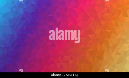 4K uhd Hintergrund Kunstfenster Apple android mac cgi Grafiken abstrakte bunte Dreiecke Stockfoto