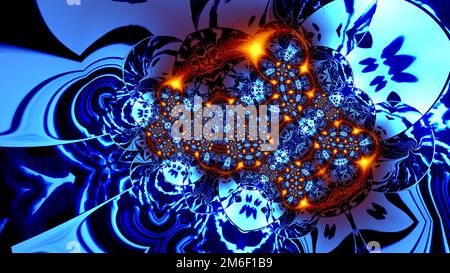 4K uhd Hintergrund Kunstfenster Apple android mac cgi Grafiken abstrakte bunte Dreiecke Stockfoto