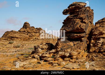 Saudi-Arabien. 04. Januar 2023. Landschaft während der 4. Etappe des Dakar 2023 rund um Hail, am 4. Januar 2023 in Hail, Saudi-Arabien - Foto Julien Delfosse / DPPI Credit: DPPI Media/Alamy Live News Stockfoto