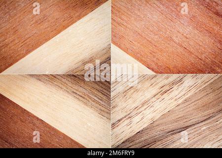 Sammlung von hellen Holztexturhintergründen mit alten natürlichen Mustern. Details der Holztexturen. Alte Holzbretter. Stockfoto