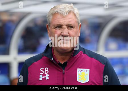 Manager von Aston Villa, Steve Bruce - Birmingham City gegen Aston Villa, Sky Bet Championship, St Andrew's, Birmingham - 30. Oktober 2016. Stockfoto