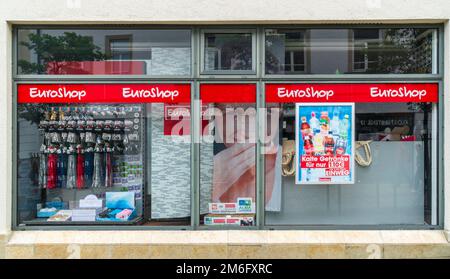 Filiale der Firma EuroShop in Kempten Stockfoto