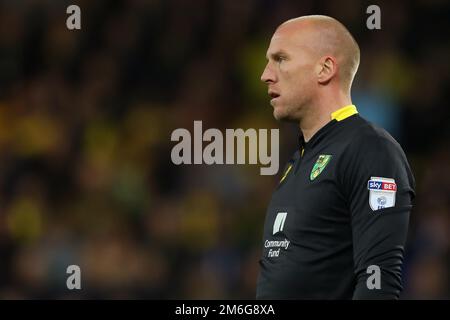 John Ruddy von Norwich City - Norwich City gegen Brentford, Sky Bet Championship, Carrow Road, Norwich - 3. Dezember 2016. Stockfoto