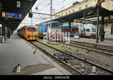 Prag, Tschechische Republik. 04. Januar 2023. Prager Bahnhof Masaryk, abgebildet am 4. Januar 2023, in Prag, Tschechische Republik. Kredit: VIT Simanek/CTK Photo/Alamy Live News Stockfoto