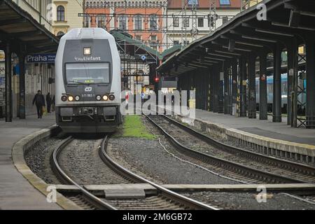 Prag, Tschechische Republik. 04. Januar 2023. Prager Bahnhof Masaryk, abgebildet am 4. Januar 2023, in Prag, Tschechische Republik. Kredit: VIT Simanek/CTK Photo/Alamy Live News Stockfoto