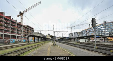 Prag, Tschechische Republik. 04. Januar 2023. Prager Bahnhof Masaryk, abgebildet am 4. Januar 2023, in Prag, Tschechische Republik. Kredit: VIT Simanek/CTK Photo/Alamy Live News Stockfoto