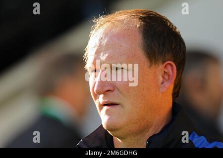 Simon Grayson, Manager von Preston North End - Norwich City gegen Preston North End, Sky Bet Championship, Carrow Road, Norwich - 22. Oktober 2016. Stockfoto