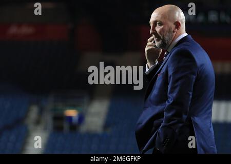 Queens Park Rangers Manager Ian Holloway - Queens Park Rangers gegen Wolverhampton Wanderers, Sky Bet Championship, Loftus Road, London - 1. Dezember 2016. Stockfoto