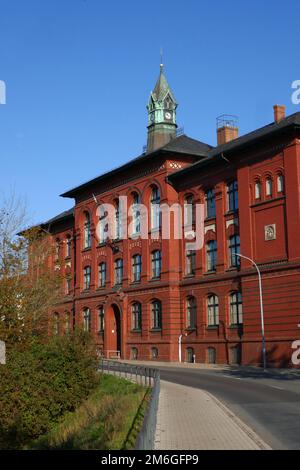 Fritz Reuter Schule in Demmin Stockfoto