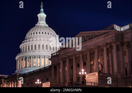 Das Kapitol der Vereinigten Staaten von Amerika in Washington, D.C. Stockfoto