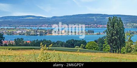 Blick über den Bodensee Stockfoto