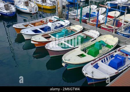 San Sebastian Fischerhafen Stockfoto