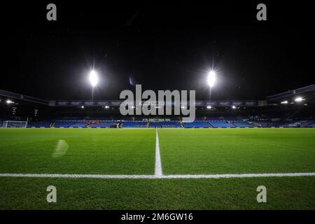 Leeds, Großbritannien. 04. Januar 2023. Allgemeiner Überblick über das Elland Road Stadium vor dem Premier League-Spiel Leeds United vs West Ham United auf der Elland Road, Leeds, Großbritannien, 4. Januar 2023 (Foto von James Heaton/News Images) in Leeds, Großbritannien, am 1./4. Januar 2023. (Foto: James Heaton/News Images/Sipa USA) Guthaben: SIPA USA/Alamy Live News Stockfoto