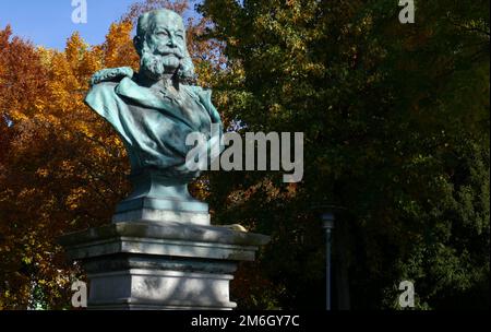 Kaiser-Wilhelm-Denkmal in Friedrichshafen Stockfoto