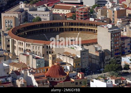 Stierkampfarena in Alicante Stockfoto