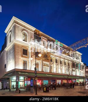 Fenwick at Christmas, Northumberland Street Newcastle upon Tyne, Tyne & Wear, England, Großbritannien Stockfoto