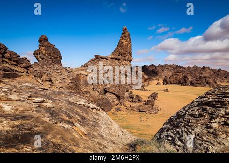 Saudi-Arabien. 04. Januar 2023. Landschaft während der Phase 4 des Dakar 2023 rund um Hail, am 4. Januar 2023 in Hail, Saudi-Arabien - Foto Florent Gooden / DPPI Credit: DPPI Media/Alamy Live News Stockfoto