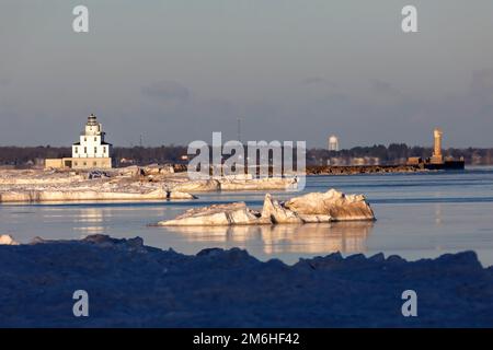 Der Lake Michigan Stockfoto