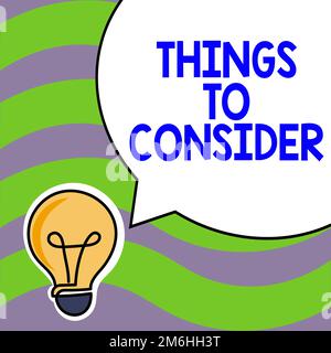 Mit der Hand schreiben Sie Dinge, die Sie bedenken sollten. Liste der Geschäftsideen zur Überprüfung oder Durchführung des Zeitplans für den Einkauf Stockfoto