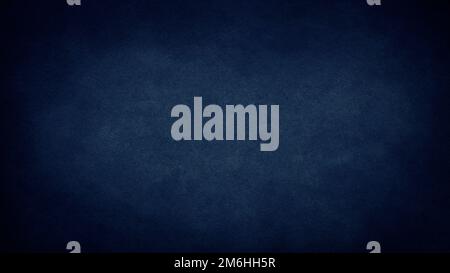 Abstrakter dunkelblauer Hintergrund mit Leinentextur Stockfoto