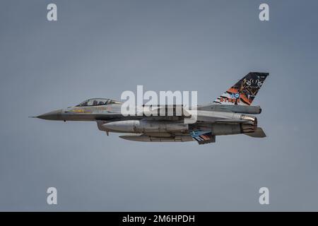 F16C Viper Aegean Tigers 335 Sun HAF bei NATO Tiger Meet 2022 Stockfoto