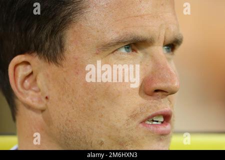 Manager von Wigan Athletic, Gary Caldwell - Norwich City gegen Wigan Athletic, Sky Bet Championship, Carrow Road, Norwich - 13. September 2016. Stockfoto