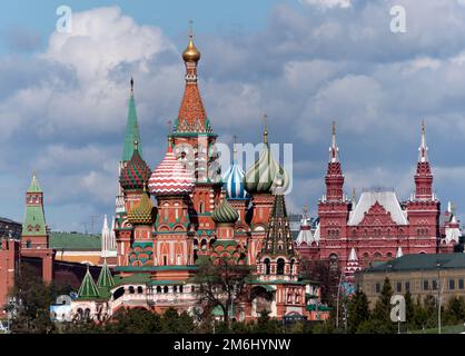 St Basils Kathedrale auf dem Roten Platz in Moskau Stockfoto