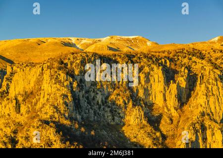 Beloi Aussichtspunkt, Vikos Nationalpark, Griechenland Stockfoto