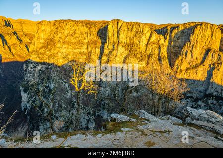 Beloi Aussichtspunkt, Vikos Nationalpark, Griechenland Stockfoto